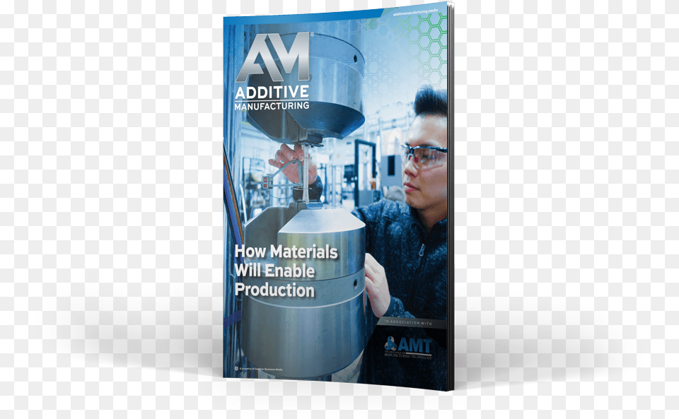 Additive Manufacturing Magazine Cover Flyer, Poster, Advertisement, Adult, Person Free Png