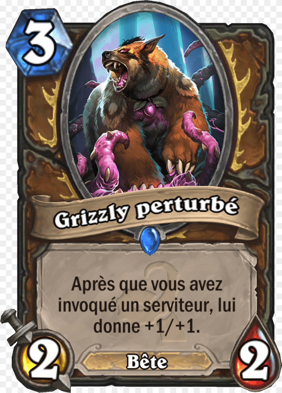 Addledgrizzly Omega Hearthstone, Advertisement, Animal, Canine, Dog Png