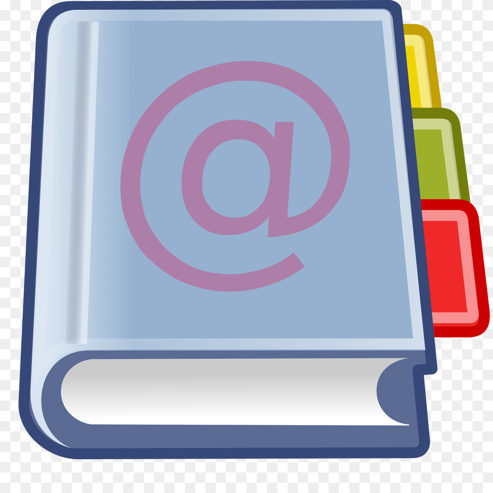 Address Book Clipart, Text, Disk Free Png Download