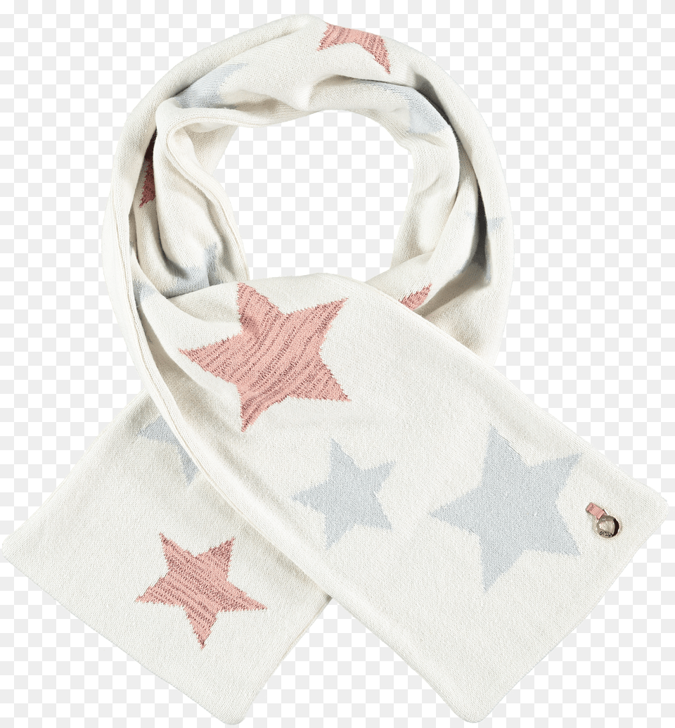 Adee Girls Ainsley Once Upon A Time Star Print Scarf, Baby, Person Png