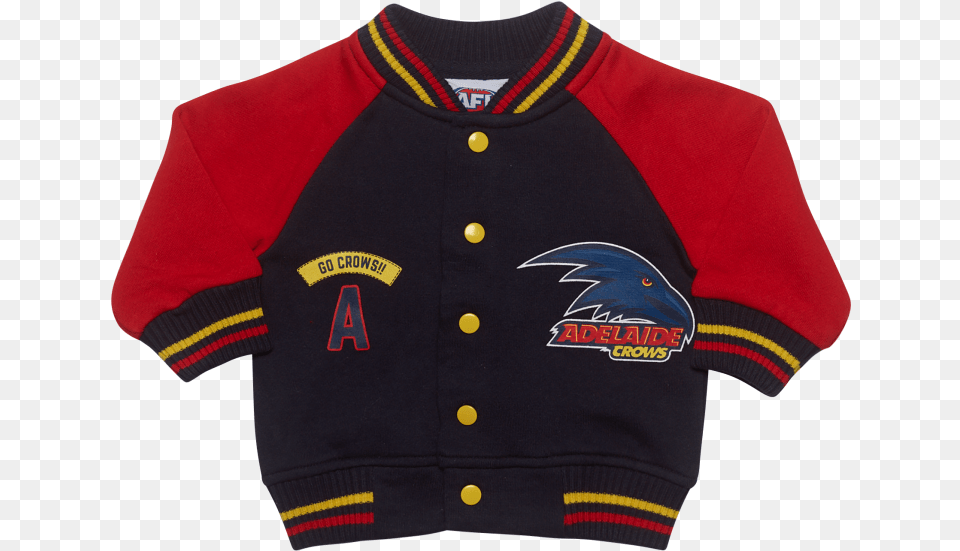 Adelaide Crows Babies Bomber Jacket Jacket, Shirt, Clothing, Coat, Knitwear Free Png Download