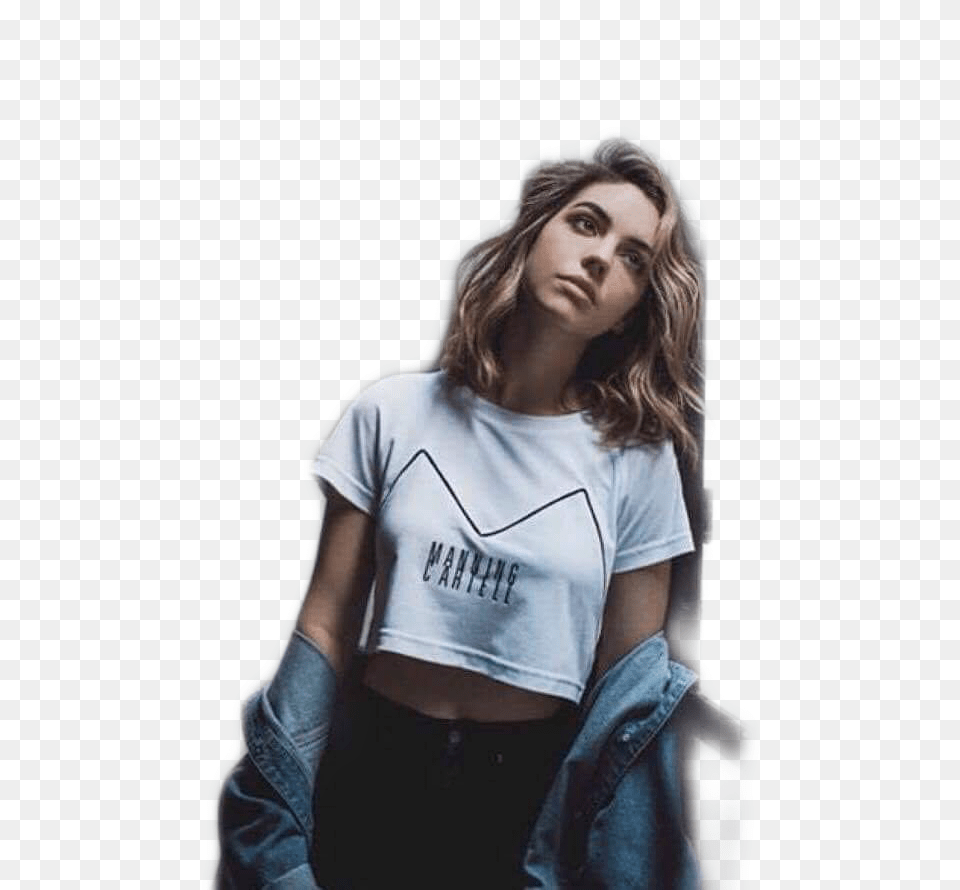 Adelaidekane Corahale Teenwolf Sticker By Midriff, Head, T-shirt, Clothing, Face Png Image