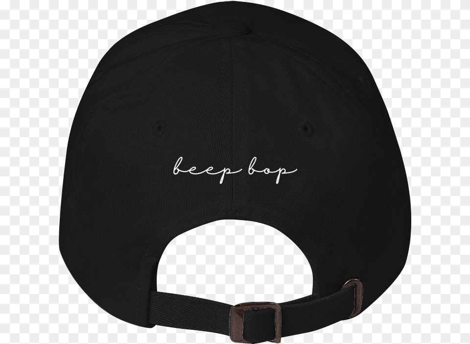 Adelaine Morin Black Beep Bop Hatclass Lazyload Dad Hat Mockup Back, Baseball Cap, Cap, Clothing, Swimwear Free Png Download