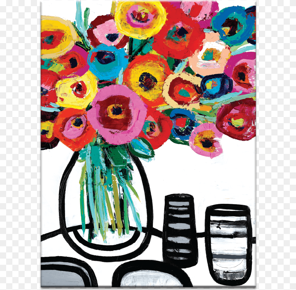 Adele Cut Flowers, Art, Graphics, Modern Art, Painting Png