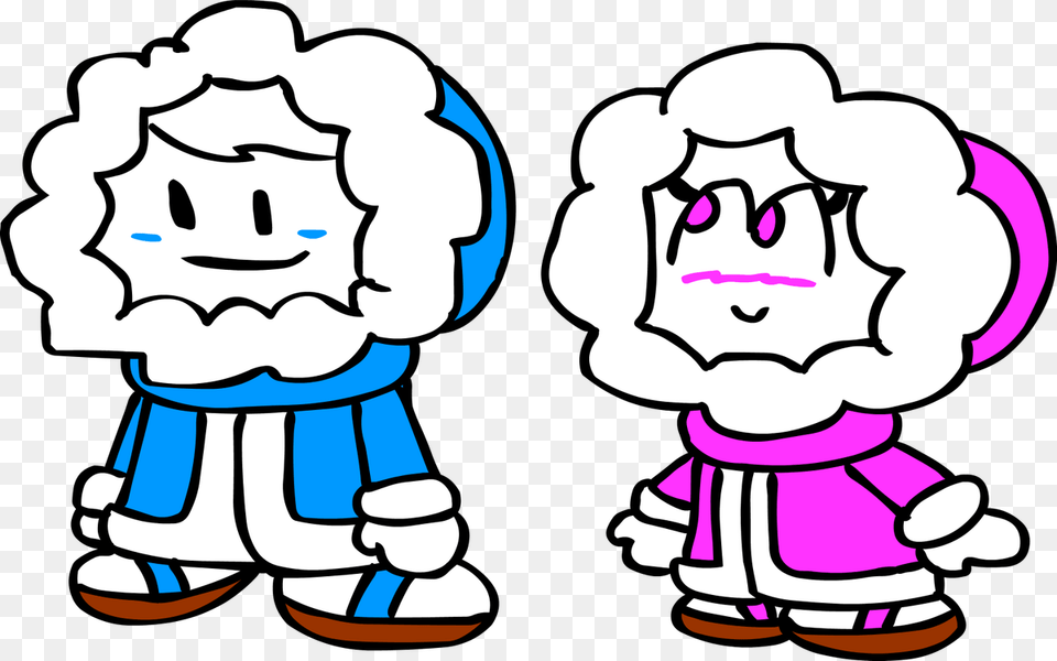 Adeleine Cherrim Ice Climbers And Ashley Quot Cartoon, Baby, Person, Face, Head Free Transparent Png