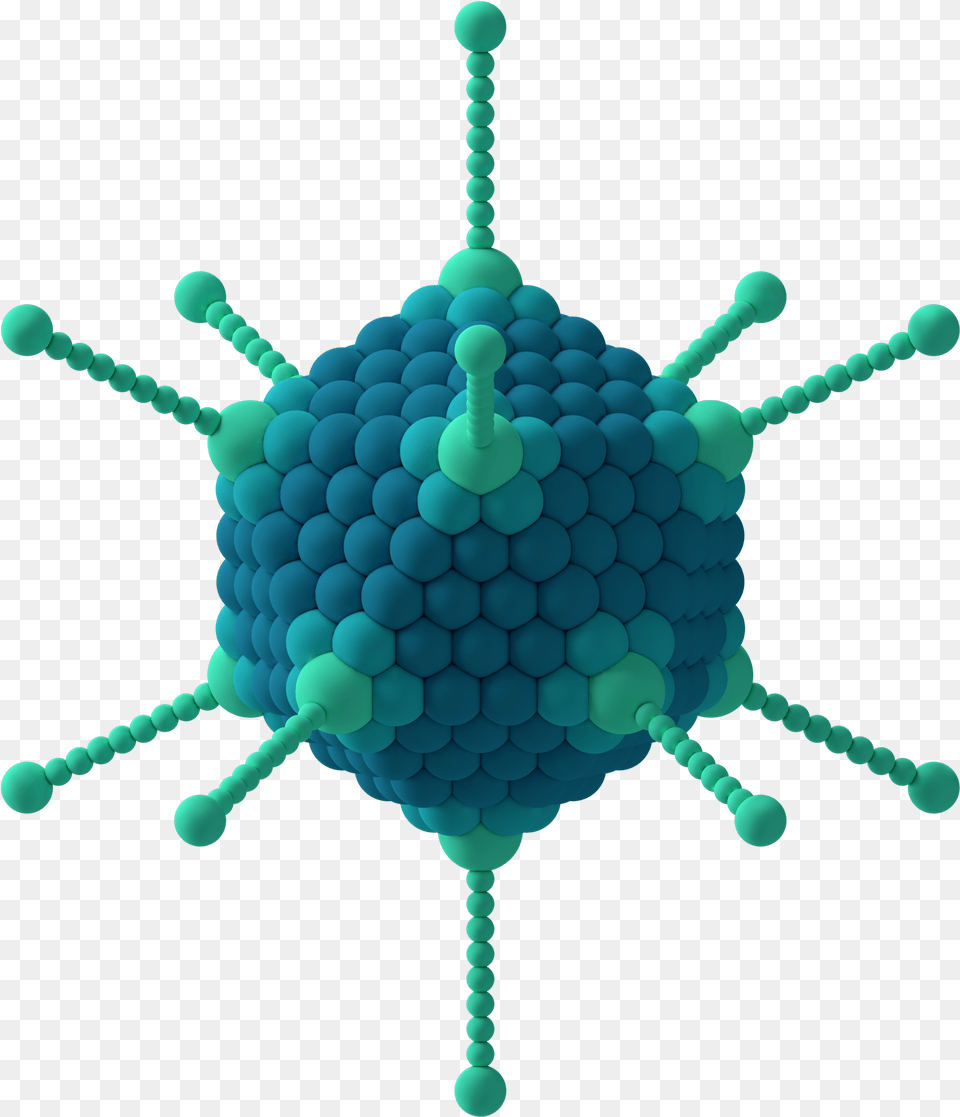 Adenovirus 3d Schematic Virus Adenovirus, Pattern, Accessories, Sphere Free Transparent Png