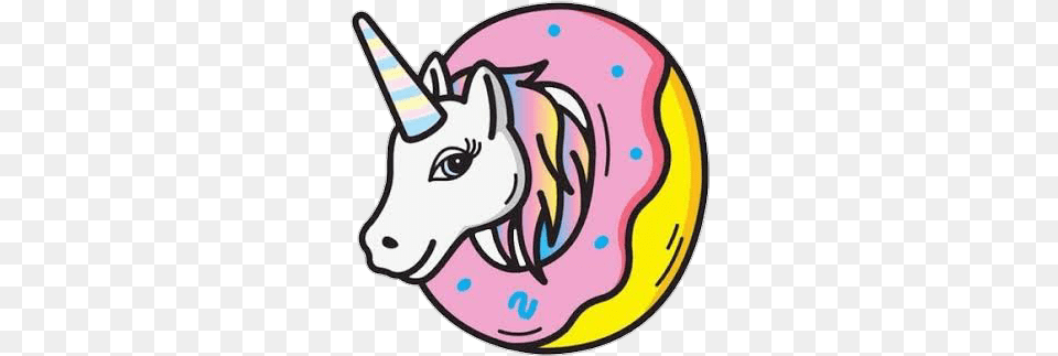 Adesivo Adesivogratis Unicorn Unicornio Kawaii Stop Eating Shit Background, Sticker, Art, Livestock Png Image