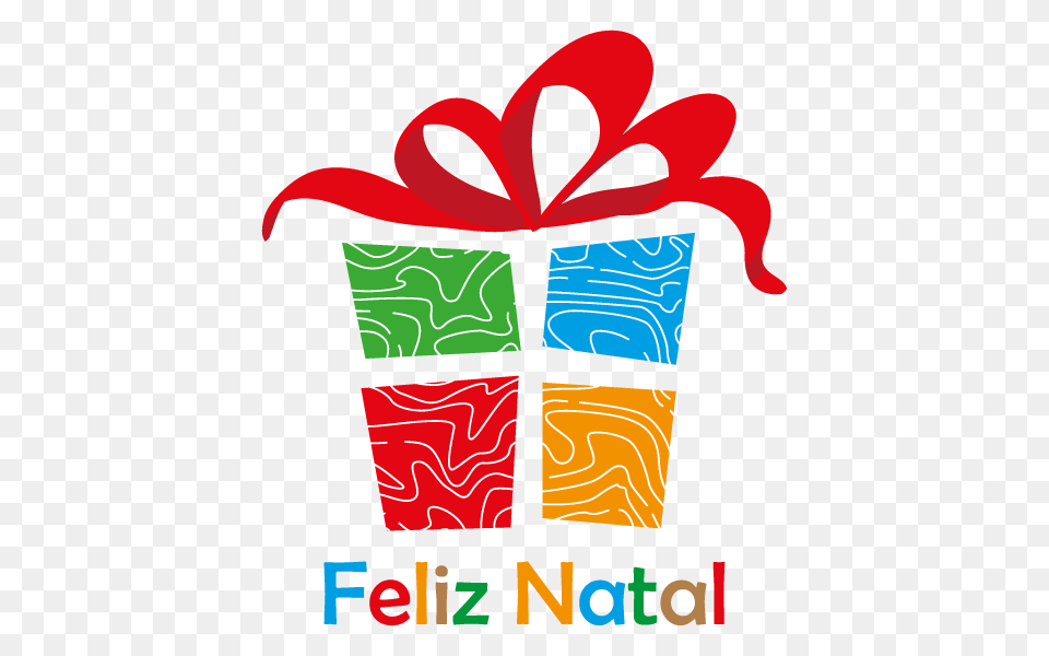 Adesivo De Parede Presente De Natal, Logo, Cream, Dessert, Food Free Png