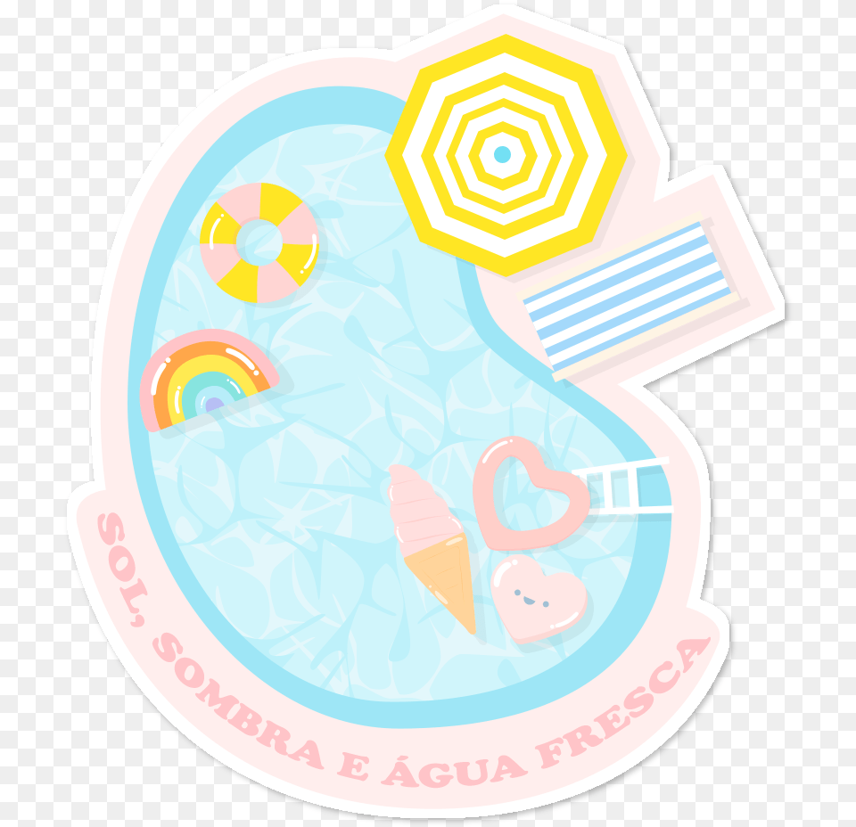 Adesivo Pool Party De Mathna Circle, Disk Free Transparent Png