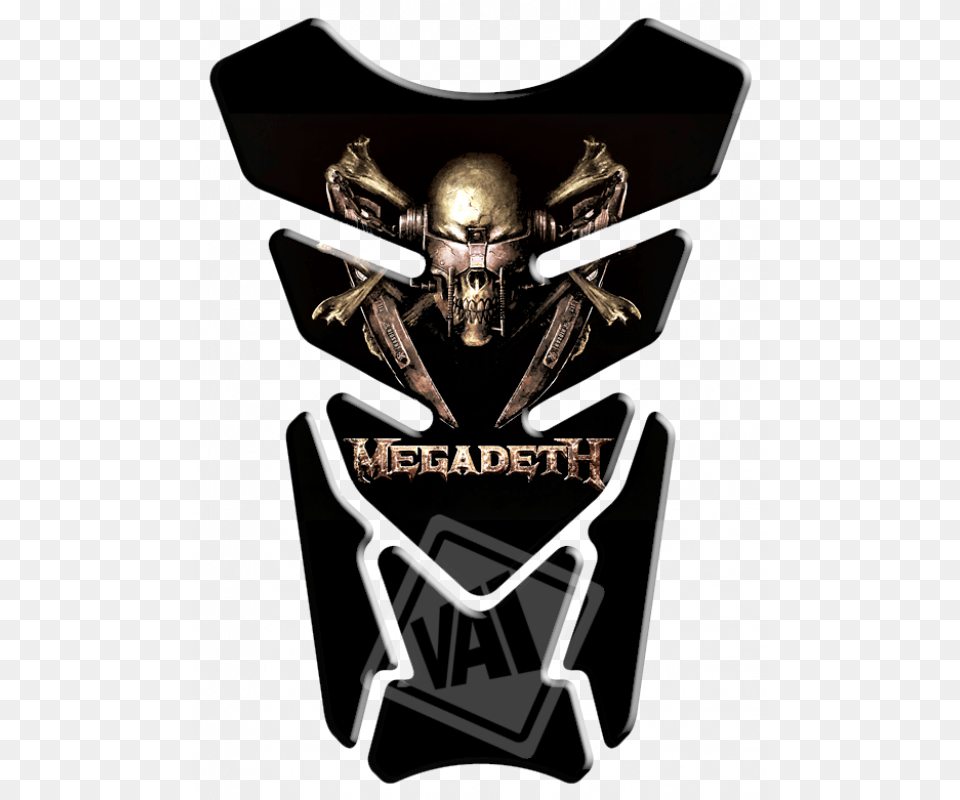 Adesivo Protetor De Tanque Megadeth Adesivos Homem De Ferro, Logo, Symbol, Emblem Png Image