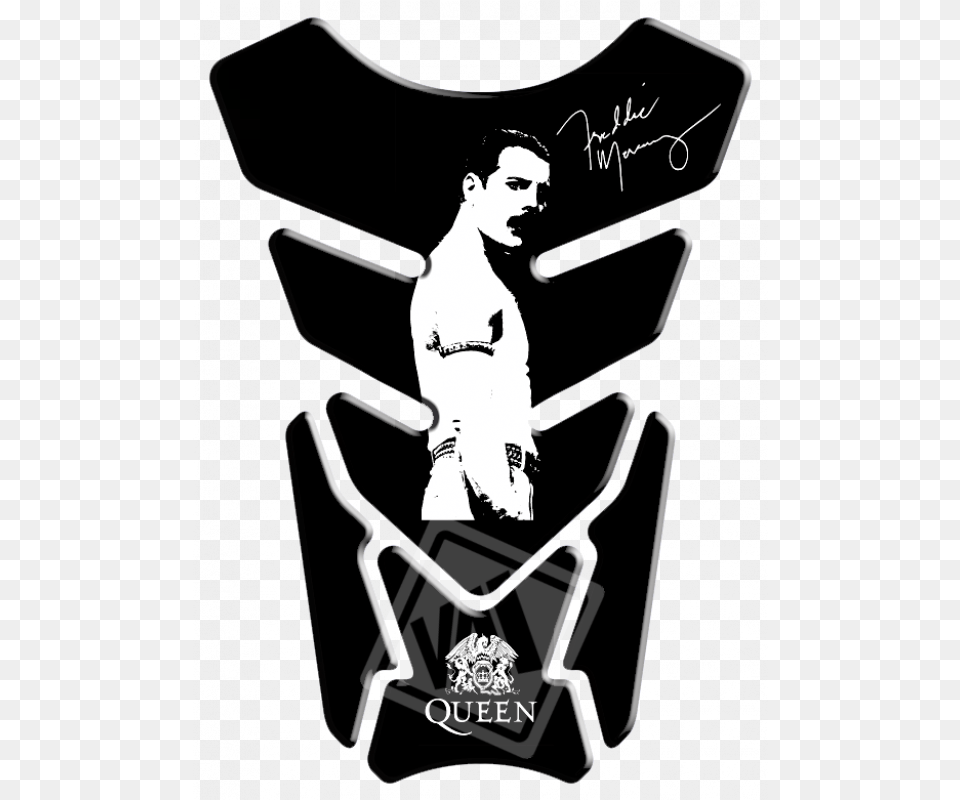 Adesivo Protetor De Tanque Queen Freddie Mercury 26 Da Norte, Adult, Male, Man, Person Free Png