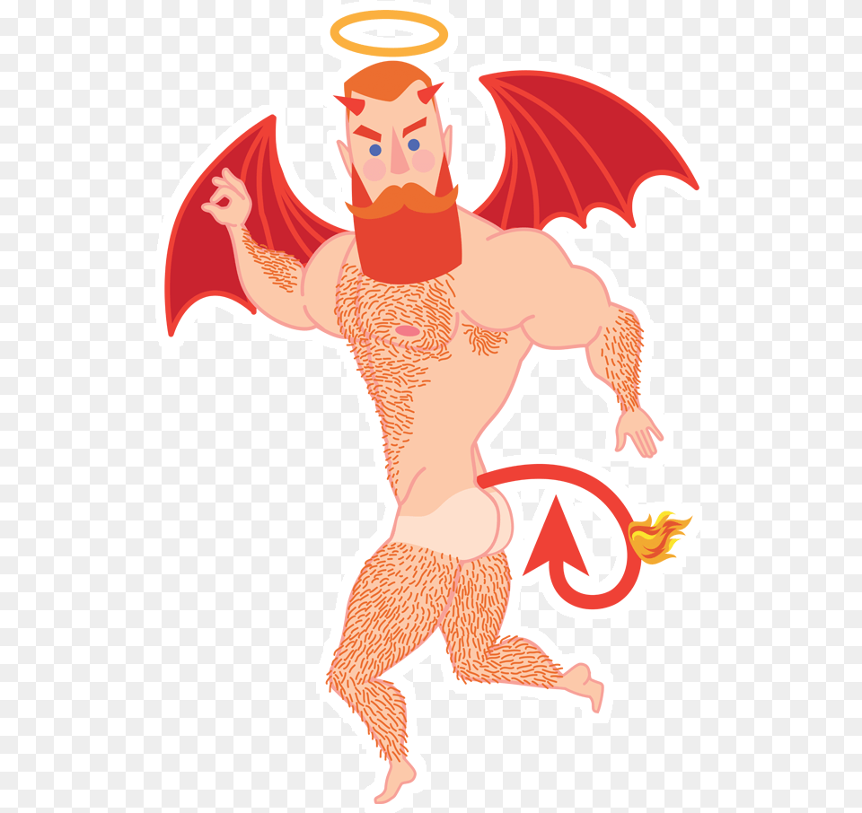 Adesivo Santo Demnio De Ivo Caralhactusna Demon, Baby, Person, Cupid, Face Free Png