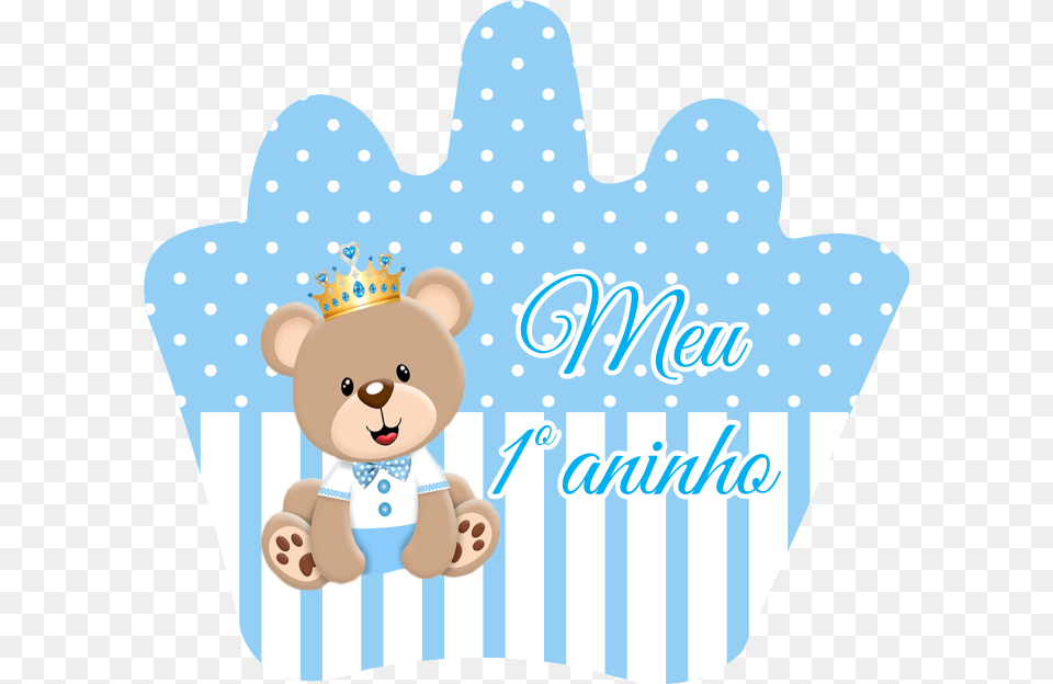 Adesivo Ursinho Prncipe Azul Baby Teddy Bear Clip Art Png