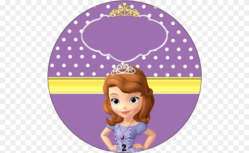 Adesivos Personalizados Princesinha Sofia Princesa Sofia Fazendo A Nossa Festa, Accessories, Doll, Toy, Face Free Png