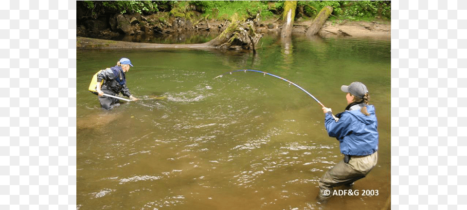 Adfg Stream Survey Fish Catch Cast A Fishing Line, Leisure Activities, Outdoors, Water, Adult Free Transparent Png