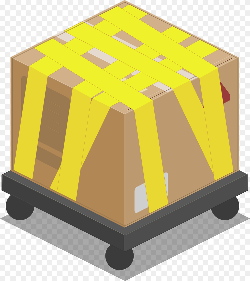 Adhesive Tape Light Brown Carton Box Clipart, Crate, Cardboard, Package, Package Delivery Free Png