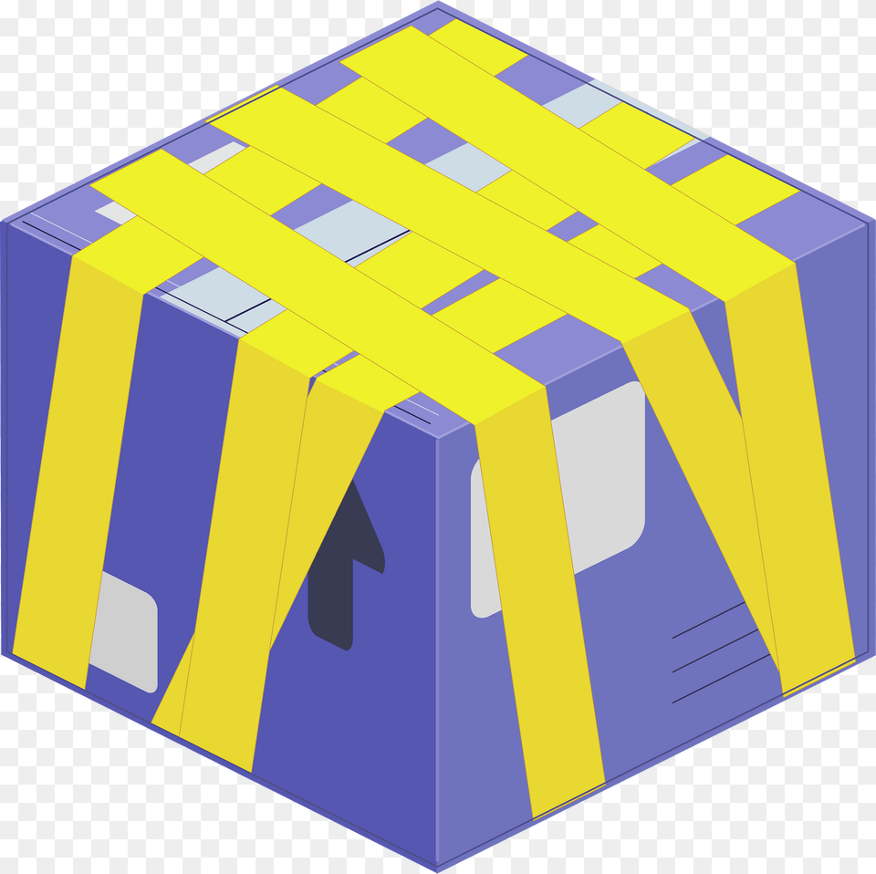 Adhesive Tape Purple Carton Box Clipart, Tent Free Png