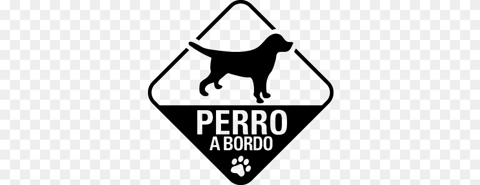 Adhesivo Perro A Bordo Linea Dog On Board Sticker, Lighting, Silhouette Png Image