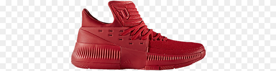 Adidas Adidas Dame 3 Roots Men39s Basketball Shoes Red, Clothing, Footwear, Shoe, Sneaker Png Image