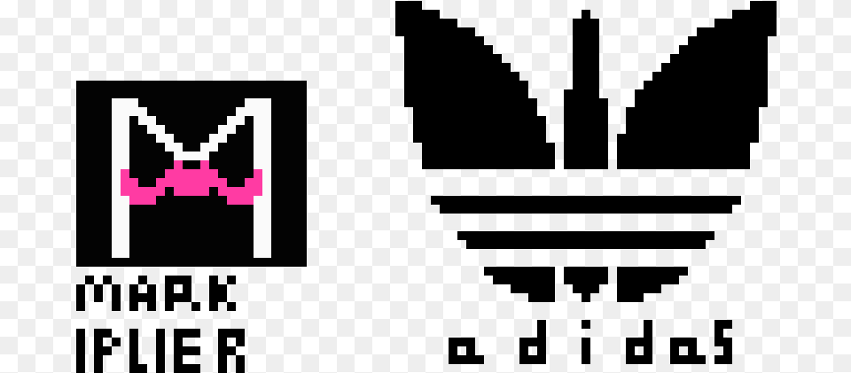 Adidas And Markiplier Pixel Art, Purple Free Transparent Png