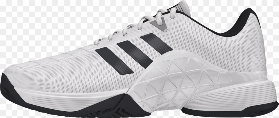 Adidas Barricade 2018 Mens White Tennis Shoes, Clothing, Footwear, Shoe, Sneaker Free Png