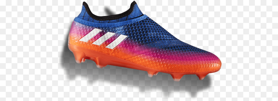 Adidas Blue Blast Adidas Messi 16 Pureagility Fg Blue White Solar Orange, Clothing, Footwear, Shoe, Sneaker Free Transparent Png