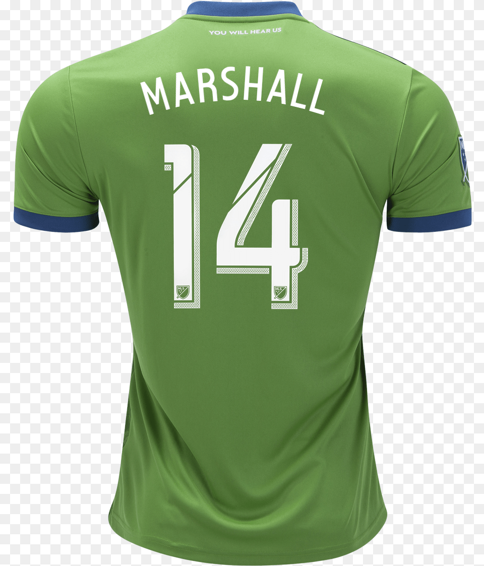 Adidas Chad Marshall Seattle Sounders Logo 2018, Clothing, Shirt, T-shirt, Jersey Free Transparent Png