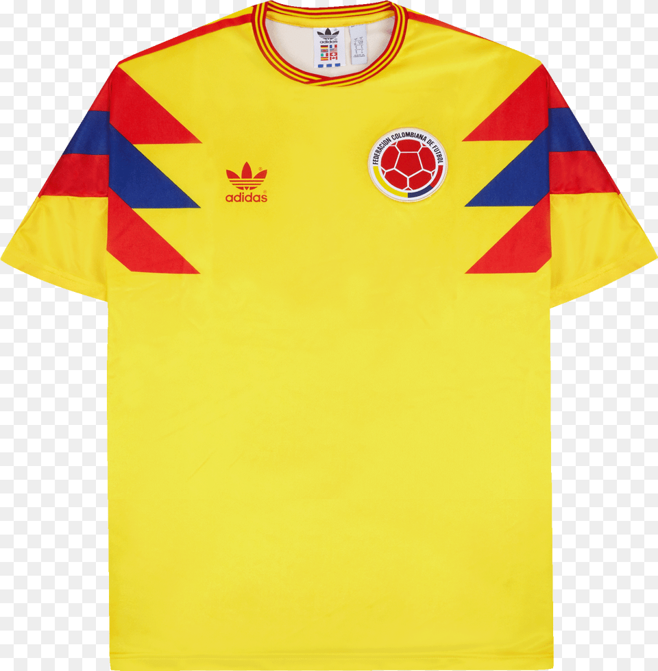 Adidas Colombia T Shirt, Clothing, T-shirt, Jersey, Person Free Png
