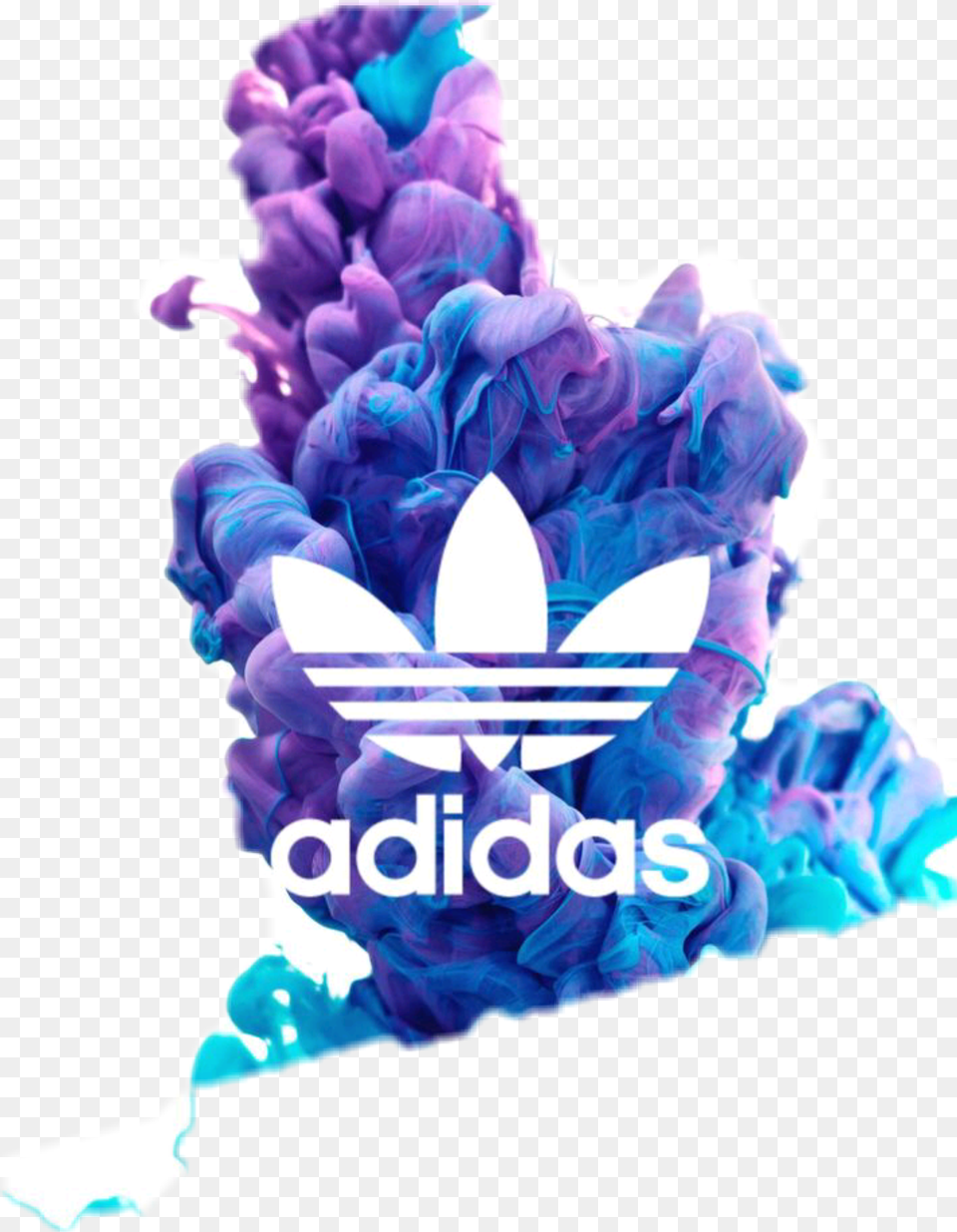 Adidas Cool Galaxy Sticker Zaraea Bocanegra Galaxy Adidas Logo Galaxy, Flower, Plant, Ice, Mineral Free Transparent Png