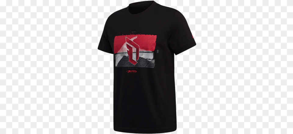 Adidas Dame Ruthless Tee Active Shirt, Clothing, T-shirt Free Png