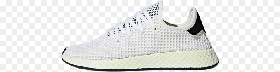 Adidas Deerupt Chalk White Skate Shoe, Clothing, Footwear, Sneaker Png