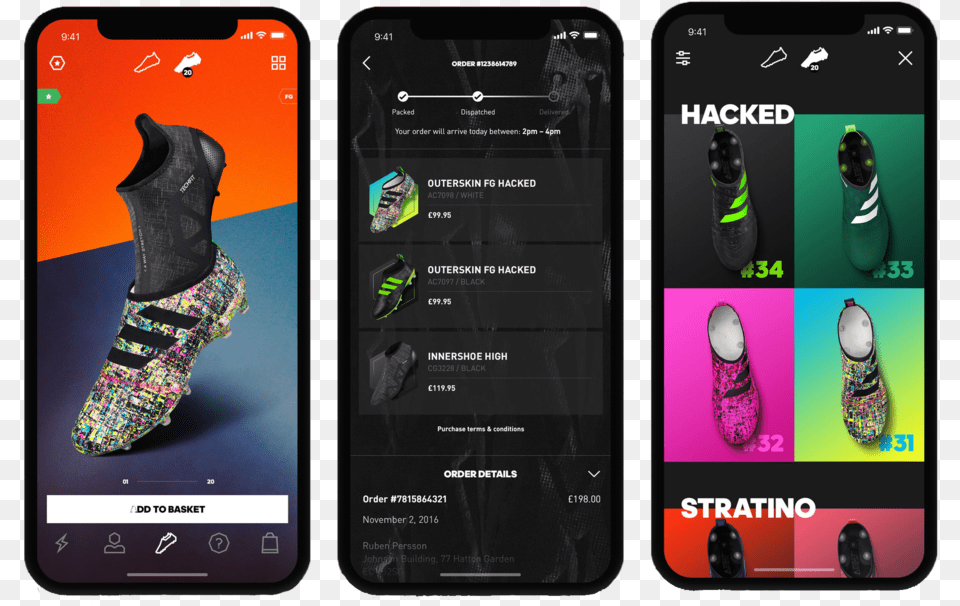 Adidas Glitch App Is Written In React Native React Native Applications, Electronics, Mobile Phone, Phone, Clothing Png