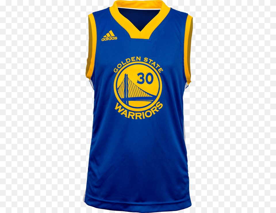 Adidas Golden State Warriors Stephen Curry Youth Road Kit Set, Clothing, Shirt, Jersey, Person Png