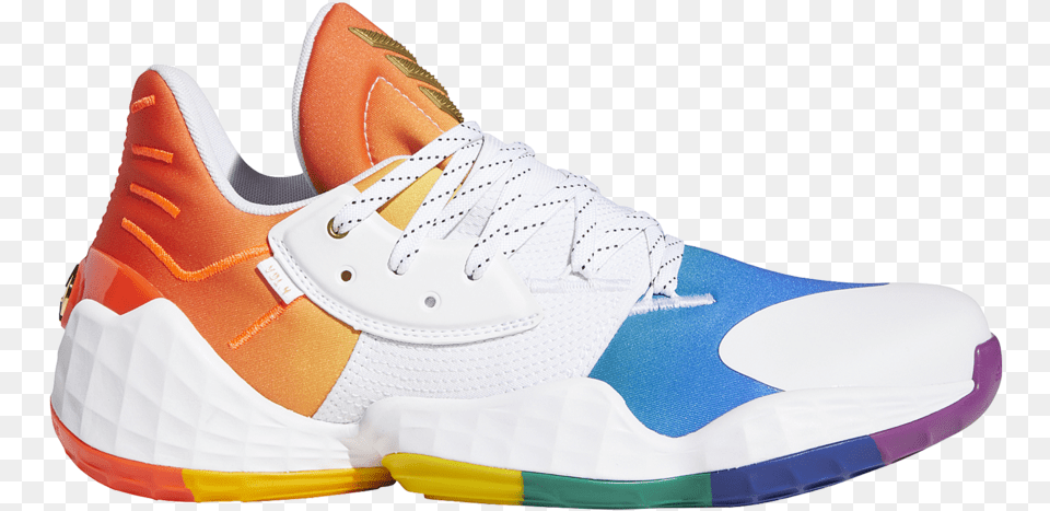 Adidas Harden Vol 4 Pride Fx4797 Release Date Sbd Adidas Harden Vol 4 Pride, Clothing, Footwear, Shoe, Sneaker Png Image