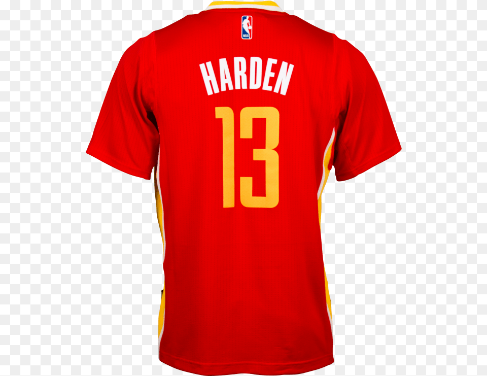 Adidas Houston Rockets James Harden Clutch City Angels Jersey, Clothing, Shirt, T-shirt Png