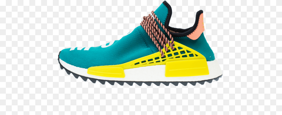 Adidas Human Race Nmd Trail Pharrell Sun Glow Human Race Nmd Pharrell Oreo, Clothing, Footwear, Shoe, Sneaker Png Image