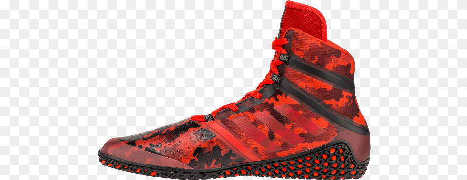 Adidas Impact Wrestling Shoes Red Camo, Clothing, Footwear, Shoe, Sneaker Free Png Download