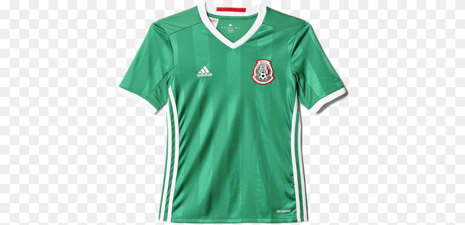 Adidas Kid39s Mexico Home Jersey Jersey, Clothing, Shirt, T-shirt Free Png Download