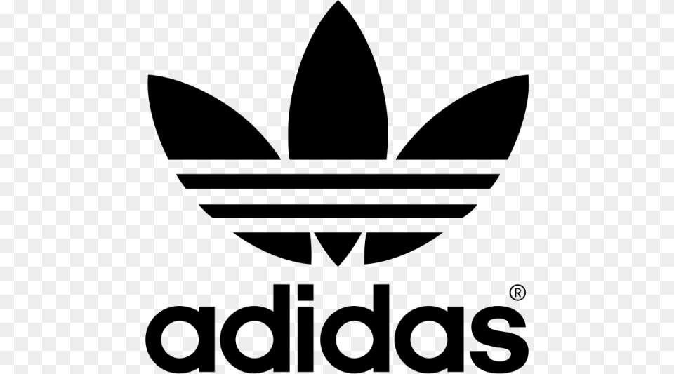 Adidas Logo, Gray Free Png Download