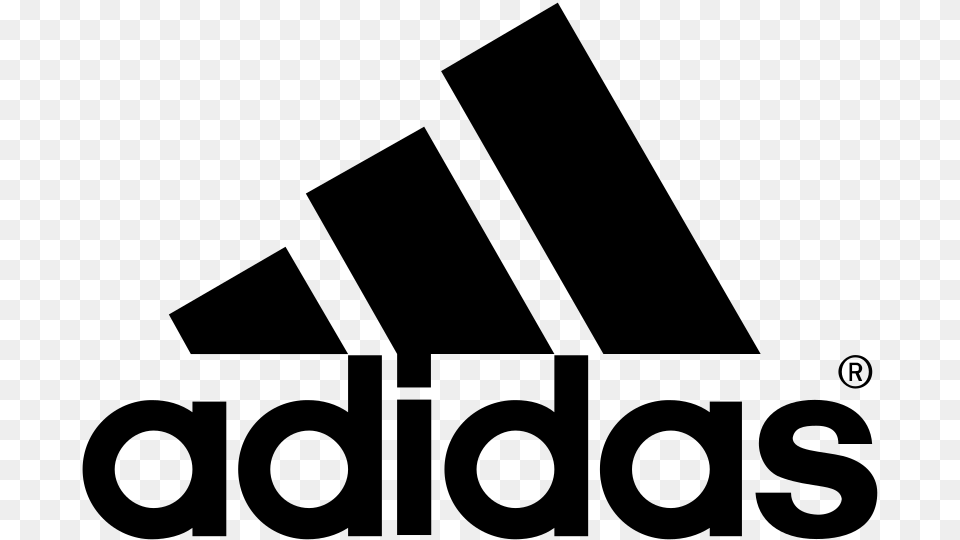 Adidas Logo, Gray Png Image