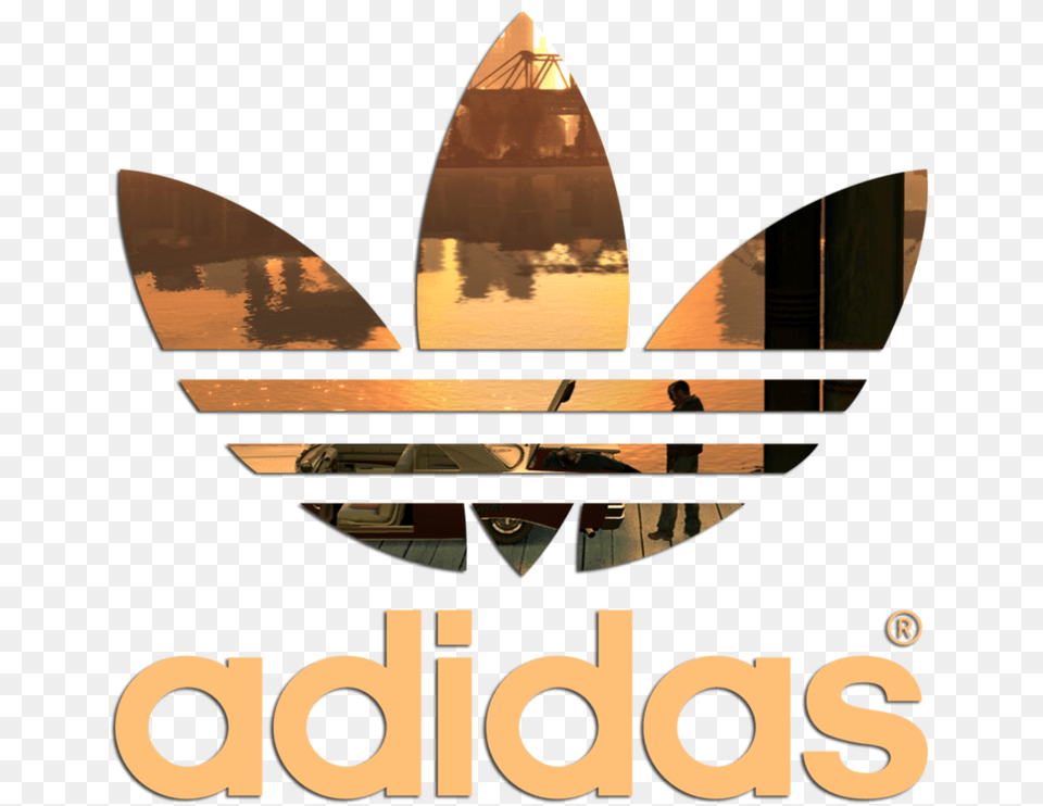 Adidas Logo Background Logo Adidas, Person, Advertisement, Poster Png Image