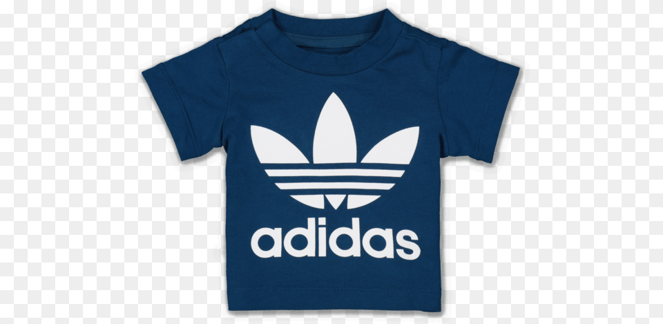 Adidas Logo Blue Background, Clothing, Shirt, T-shirt Free Png Download