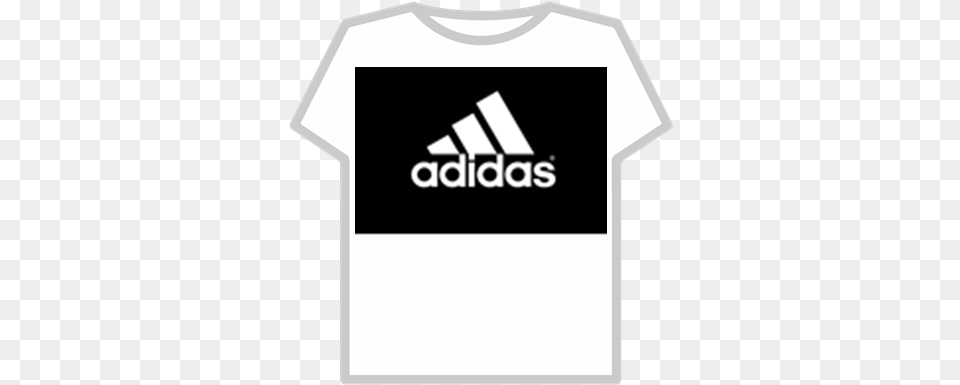 Adidas Logo In Black Background Adidas Roblox T Shirt, Clothing, T-shirt Png