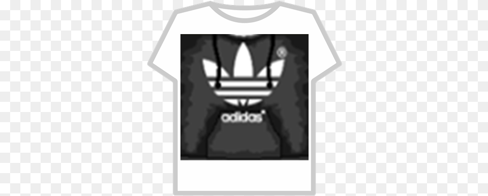 Adidas Logo Jacket Roblox Adidas Shirt, Clothing, T-shirt Free Png Download