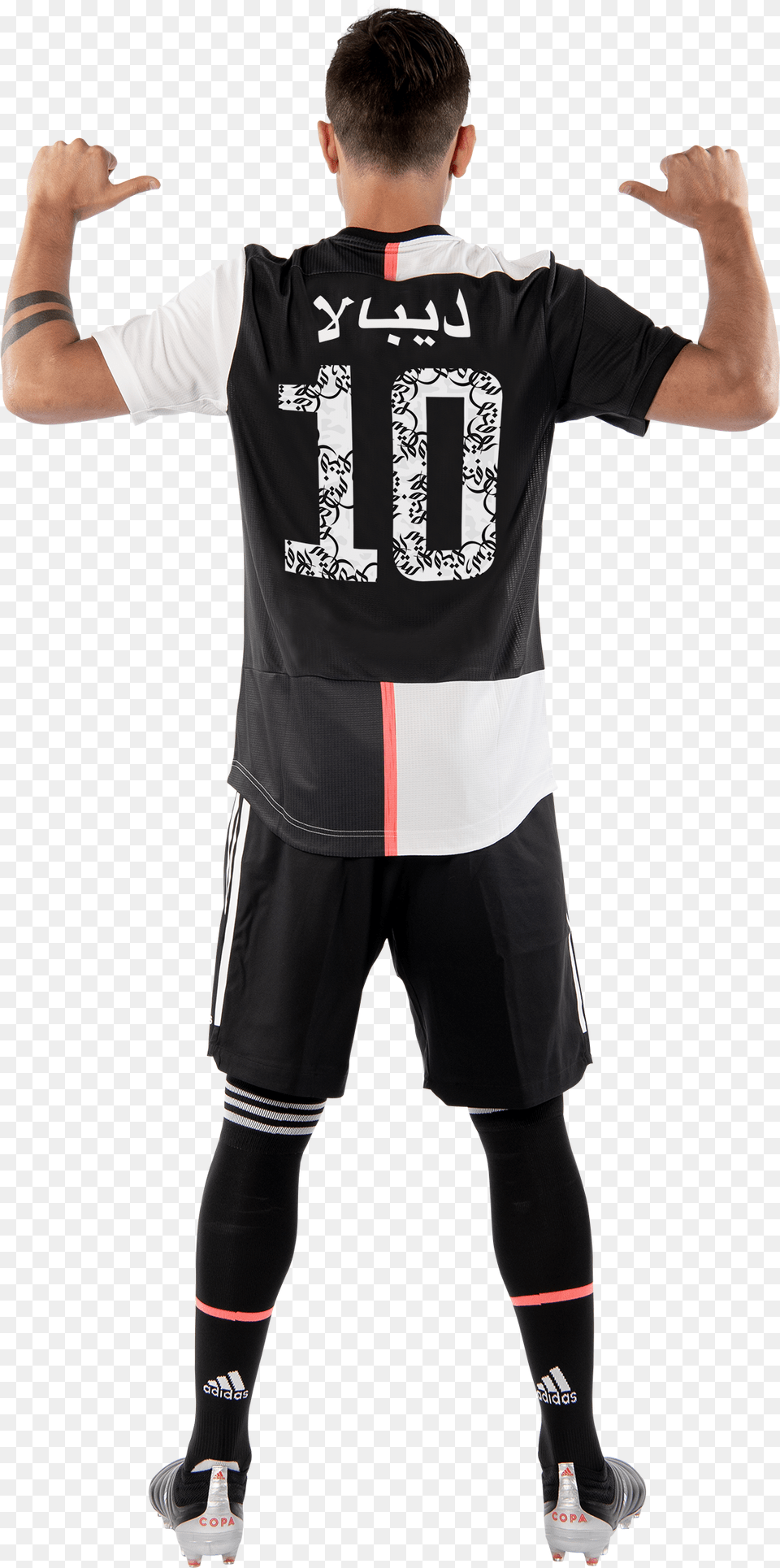 Adidas Logo Ksa Juventus New Jersey Arabic, Body Part, T-shirt, Clothing, Finger Png Image