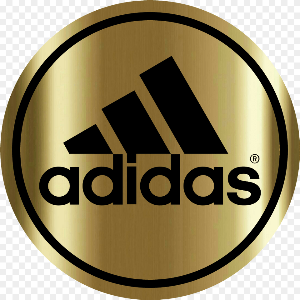 Adidas Logo Logotipo Logotype Sports Circle, Badge, Symbol, Disk Free Transparent Png