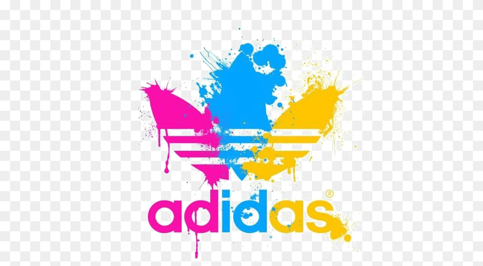 Adidas Logo Paint Paintsplatter Names Brands Logo Adidas Originals, Art, Graphics, Collage, Bench Free Png Download