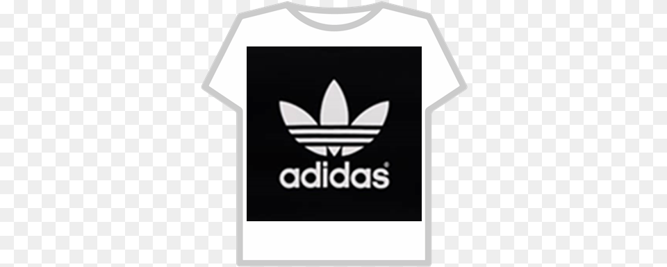 Adidas Logo Roblox Adidas Originals, Clothing, Shirt, T-shirt Free Png Download