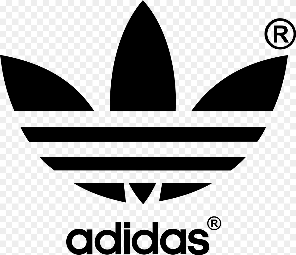 Adidas Logo Transparent Logo Adidas Originals Vectorizado, Gray Png Image
