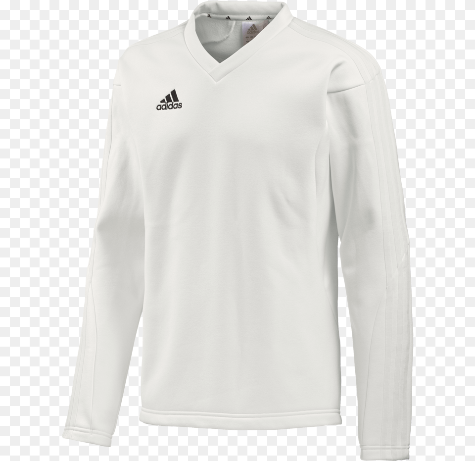 Adidas Long Sleeve Cricket Playing Sweater Adidas Cricket Jumper, Clothing, Long Sleeve, Shirt Png